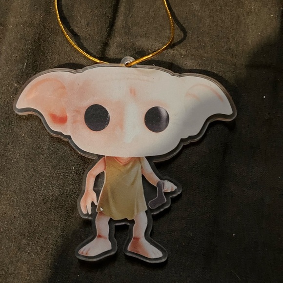 Dobby Cute Character Ornament with Gold String Harry Potter - Picture 1 of 1
